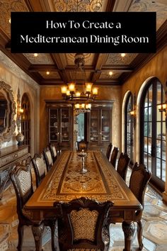 A Mediterranean dining room featuring elegant arched doorways and windows that add a touch of timeless charm to the space3 Tuscan Restaurant, Tuscan Dining Rooms, Sun And Shadow, Restaurant Dining Table, A Sense Of Place