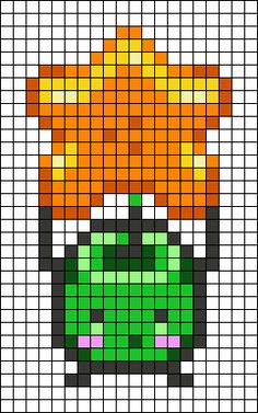 a pixellated image of a pumpkin with a hat on it's head, in the style of pixels