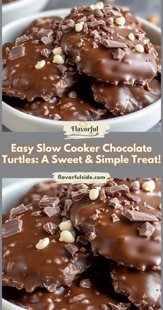 easy slow cooker chocolate turtles a sweet and simple treat