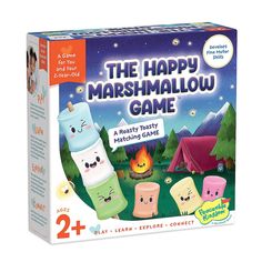 the happy marshmallow game is in its box and it's ready to be played