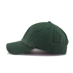 This classic, darker shade of green will always have a place in any wardrobe. Made from durable cotton with pinpoint distressing to give it a vintage flair, which we highly recommend in the dad hat style. We’ve searched high and low for the best premium basics in the country and this is it. High in quality at the right price. This dad hat sacrifices nothing. A favorite at Hat Heaven headquarters for a myriad of reasons, we can’t sing enough praises about these dad hats. Hat Material: 100% Cotton Green Cotton Curved Bill Hat, Green Cotton Cap, Green Cotton Cap Hat, Green Cotton Hat One Size Fits Most, Green Cotton Fitted Hat With Curved Brim, Basic Solid Color Dad Hat One Size Fits Most, Basic Hat With Curved Brim, Green Cotton Baseball Cap, Basic Solid Color Hat With Curved Brim