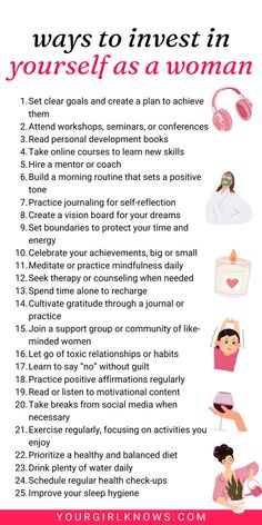 But here’s the tea: if we want to keep being the superheroines we are for our loved ones, it’s ultra-important to also invest in ourselves. After all, we can’t pour from an empty cup! Personal Development Books, Agenda Planner, Creating A Vision Board, Blog Tips, Self Improvement Tips, Life Balance, Emotional Health, Understanding Yourself, Gym Life