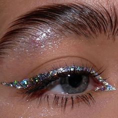 Eyeliner Glitter, Glitter Eye, Glitter Pigment, Makeup Eye Looks