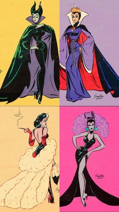 four disney princesses from the animated movie