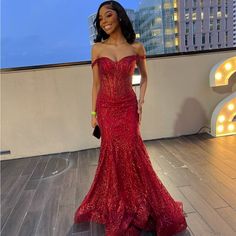 Jovani Brand Prom Dress Mermaid Style Size 0 Worn Once Kente Dress Styles For Engagement, Prom Dress Mermaid Style, Red Mermaid Gown, Senior Ball Dresses, Mermaid Style Prom Dresses, Red Mermaid Prom Dress, Promotion Dresses, Prom Dress Mermaid, Kente Dress