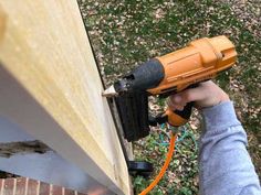 nailing into wooden post Build Porch, Craftsman Style Porch