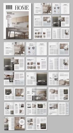 Webdesign inspiration Indesign Layout Interior Design, Simple Magazine Layout Design, Magazine Lay Out Design, Magazine Cover Interior Design, Indesign Templates Architecture, House Magazine Layout, Home Decor Magazine Layout, Magazine Layout Design Architecture, Home Magazine Design