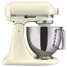 an artisan stand mixer on a white background