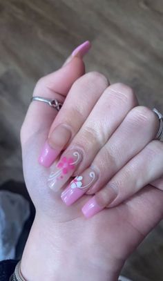 Nail Designs Texture, Dva Inspired Nails, Tropicalcore Outfit, Clear Nail Art Designs, Classy Acrylic Nails, Really Cute Nails, Cute Gel Nails, Soft Nails, Kawaii Nails