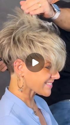 Short Spiked Hair, Short Blonde Haircuts, Short Hair Pixie Cuts, Spiked Hair, Pixie Haircut For Thick Hair, Short Hair Undercut, Blonde Pixie Haircut, Undercut Pixie Haircut