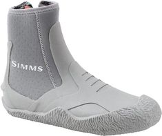 Made with perforated neoprene and vulcanized rubber, ZipIt II Flats Booties keep your feet protected. In addition, they feature gusseted openings that make for easy on and easy off. Suitable for saltwater use, Simms® ZipIt II Flats Booties can be worn barefoot or with a light liner sock. FEATURES: Perforated neoprene upper with vulcanized rubber overlays for added durability Durable vulcanized rubber outsole molded EVA sock liner, full-length BiFit lasting board for puncture resistance Gusseted Wading In Water, Big Surf, Futuristic Shoes, Italy Pictures, Flat Booties, University School, Water Sandals, Shoe Design, Swim Shoes