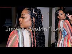 Jumbo Passion Twists Tutorial | Short Hair & Beginner Friendly (ONLY $24) 🤯 *detailed* - YouTube Passion Twists Tutorial, Jumbo Passion Twists, Twists Tutorial, Dry Hair Repair, Hair Growth Foods, Passion Twists, Best Hair Oil, Jumbo Braids, Subscribe Button