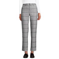 You'll love the comfortable style of these Brushed Flannel High-Rise Tapered Ankle Pants from Lands' End.Click on this WOMEN'S GUIDE to find the perfect fit and more! You'll love the comfortable style of these Brushed Flannel High-Rise Tapered Ankle Pants from Lands' End.Click on this WOMEN'S GUIDE to find the perfect fit and more! FEATURES Button & zipper closure 4 pockets Flannel constructionFIT & SIZING High rise sits below the natural waistline Back-elastic waistband Fitted through the hip and thigh 28-in. inseam Tapered leg opening 15-in. leg openingFABRIC & CARE Polyester, viscose, spandex Machine wash delicate and line dry Imported Size: 12. Color: Amethyst Glen Plaid. Gender: female. Age Group: adult. Casual Plaid Tapered Leg Pants, Relaxed Fit Plaid Pants With Elastic Waistband, Trendy Plaid Ankle-length Bottoms, Non-stretch Plaid Pants For Fall, Plaid Ankle-length Pants With Pockets, Glen Plaid, Comfortable Style, Plus Size Shorts, Ankle Pants