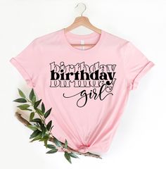 Birthday Girl Shirt, Girls Birthday Shirt, Birthday Shirts for Girls, Girl Birthday Shirt, Youth Birthday Girl Shirt, Toddler Birthday HOW TO PLACE YOUR ORDER * Choose your t-shirt color * Choose your size * Choose your design&text color * PLEASE make sure all your order's steps PRODUCT DESCRIPTION T-shirt feels soft and light, with just the right amount of stretch. It's comfortable and the unisex cut is flattering for both men and women. * Solid colors are 100% combed and ring-spun cotton * Ash Birthday Girl Shirt Womens, American Girl Birthday, Birthday Girl Outfit, Birthday Girl Shirt, Birthday Tee, Toddler Birthday, Birthday Shirts, Shirts For Girls, American Girl