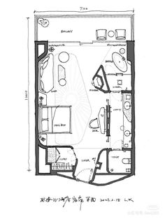 the floor plan for an apartment