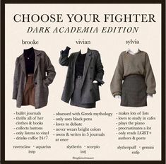 Dark Academia Style, Dark Academia Clothes, Academia Clothes