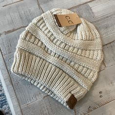 One Size Ribbed Beanie By Cc Brand Beige Beanie, Cc Hats, Ponytail Beanie, Cute Beanies, Cc Beanie, Grey Beanie, Online Clothing Store, Women's Beanie, Fall Accessories