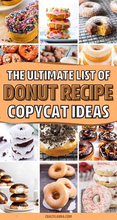 the ultimate list of donut recipe copycat ideas