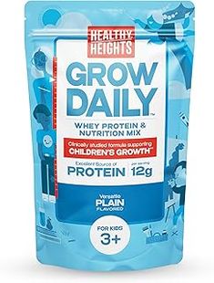 Height Grow, Protein Nutrition, Mixed Kids, Whey Protein, Healthy Food, Vitamins