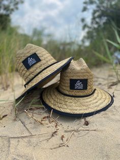 Lifeguard hats for ages 0-8. These adorable summer straw beach hats are the perfect addition to your child's summer wardrobe.  Sizes: Infant - fits approximately 6 months - 18 months Toddler - fits approximately 18 months - 3 years Child - fits approximately 3 years - 8 years The large and wide brim will protect your child from the elements. Use the adjustable chin strap to keep hat on your child's head during every sand castle competition, snack break and wave watching session. This baby straw Summer Straw Hat Upf 50+ For Sunbathing, Summer Straw Hat With Upf 50+ For Sunbathing, Brimmed Hats With Uv Protection For Beach, Lightweight Beachy Straw Hat For Sunbathing, Lightweight Coastal Straw Hat For Beach Season, Lightweight Coastal Style Beach Hat, Coastal Sun Hat With Upf 50+ For Sunbathing, Lightweight Straw Hat For Beach, Woven Sun Hat For Summer Outdoors