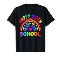 a black t - shirt that says my students are 100 days smarter