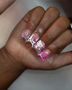 Kitty Nails, Bears Nails, Hello Kitty Nails, Hartford Ct, Exotic Nails