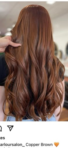 Hair Color Ideas Trendy, Unique Hair Color Ideas, Unique Hair Color, Copper Brown Hair, Nice Hairstyle, Hair Color Caramel, Ginger Hair Color