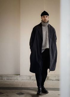 Top Coat Outfits Men, Daniel Simmons Outfit, Daniel Simmons, Men's Street Fashion, Masculinity Quotes, Older Mens Fashion, Quotes Empowering, Empowering Words, Street Style Outfits Men