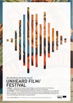 a movie poster for the unherd film festival