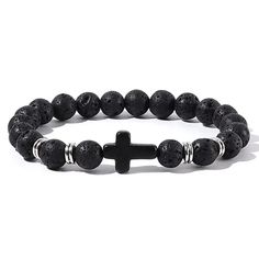 Handmade Men’s Bracelet Bundle And Save More Masculine Adjustable Black Bracelets, Masculine Black Adjustable Bracelets, Black Wristband With 8mm Beads, Masculine Black Bracelet Jewelry, Casual Black Bracelet Jewelry, Casual Silver Jewelry With Black Band, Red Jasper Stone, S Bracelet, Turquoise Bead Bracelet