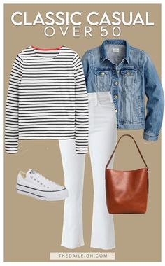 2024 Must-Have Wardrobe Essentials Casual Wardrobe Essentials, Casual Outfit Ideas For Women, Classic Fashion Looks, Wardrobe Essentials For Women, Mode Ab 50, 60 Outfits