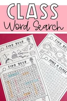 printable word search worksheet for kids to practice sight words and make them look like they're learning