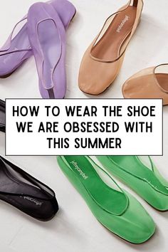 There's a fresh new take on the ubiquitous ballet flat taking the fashion world by storm this season and we are talking all about how to style them in the coolest ways. Click through to read the blog on sheer flats to find the perfect pair for all your summer outfits! Mesh Flats, Fashion World, Ballet Flat, Shoe Style, How To Style, Casual Fits