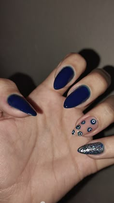 Diva Nails, Perfect Nails, Just Girl Things, Art Tips, Blue Nails, How To Do Nails, Simple Nails, Fake Nails