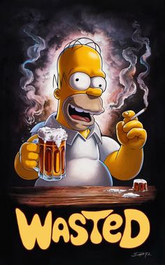 Bart Simpson Aesthetic, Homer Simpson Drawing, Alcohol Illustration, Homer Simpson Beer, Anime Green Hair, Thundercats Cartoon, Beer Wallpaper, Simpson Wallpaper Iphone, Simpsons Drawings