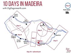 the map for 10 days in madera with zigzagonearth com