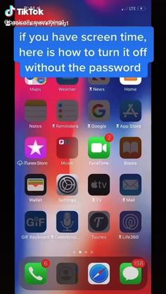 an iphone with the text if you have screen time, here is how to turn it off without the password