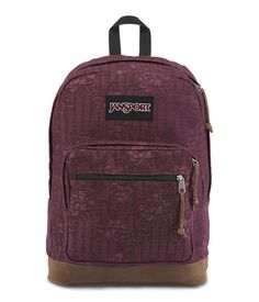 RIGHT PACK EXPRESSIONS BACKPACK Whimsigoth Backpack, Vintage Backpacks 90s, Red Jansport Backpack, Grunge Backpack, Jansport Backpacks, Jansport Right Pack, Organize Life, Girl School Supplies, Messenger Backpack