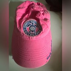 Pink Hat Never Worn Casual Pink Hat, Casual Pink Brimmed Hat, Cheap Pink One-size Hats, Pink Outdoor Hat, One Size Fits Most, Pink One-size Straw Hat For The Beach, Elephant Hat, American Flag Hat, Simply Southern Shirts, Hunting Women