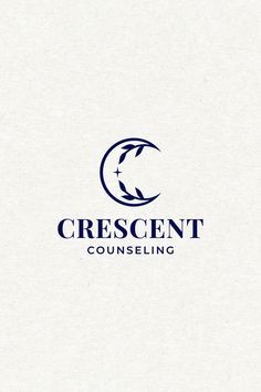 the crescent logo for crescent consulting, which is designed to look like an airplane flying in the