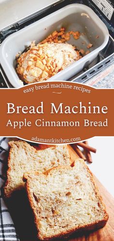 an image of bread machine apple cinnamon bread