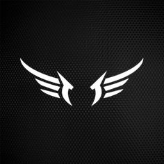 the logo for an aircraft manufacturer, which is designed to look like a bird with wings