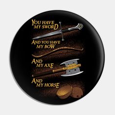 Lord of the rings by Monty Python -- Choose from our vast selection of pins to match with your desired size to make the perfect custom pin. Pick your favorite: Movies, TV Shows, Art, and so much more! Available in small and large. Perfect to wear or to decorate your bag or backpack with. Lotr Funny, Monty Python, The Rings, Lord Of The Rings, Custom Pins, The Hobbit, Python, Favorite Movies, Tv Shows