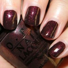 OPI Nail Polish TEASE-Y DOES IT HL B14 Burlesque Oxblood Nails, Sparkly Nail Polish, Opi Nail Polish Colors, Neutral Nail Polish, Wine Nails, Fun Nail Colors, Solid Color Nails, Long Lasting Nail Polish, Nude Nail Polish