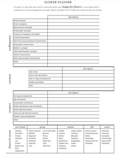 the flower planner is an important tool to help you plan for your garden