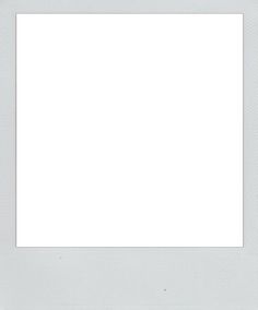 an empty white square frame on a white background