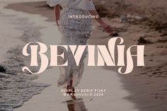 Bevinia Font, Serif ft. serif & branding - Envato