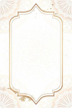 an ornate frame on a white background with gold trimmings and floral design in the center