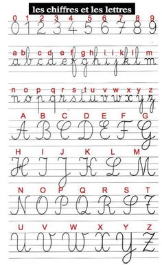 the writing practice sheet for children to learn how to write letters and numbers with cursive