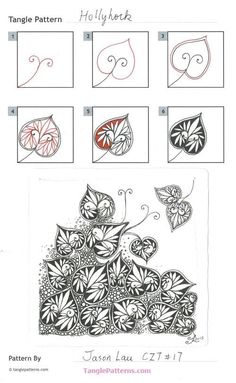 the instructions for how to draw flowers and leaves